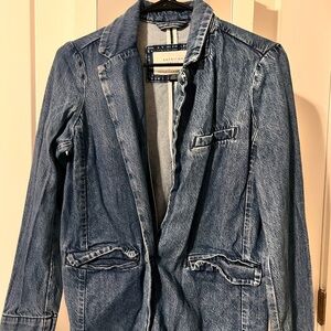 American Eagle Denim Blazer